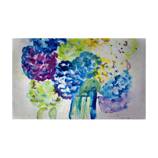 Sinquefield Non-Slip Floral Indoor / Outdoor Doormat