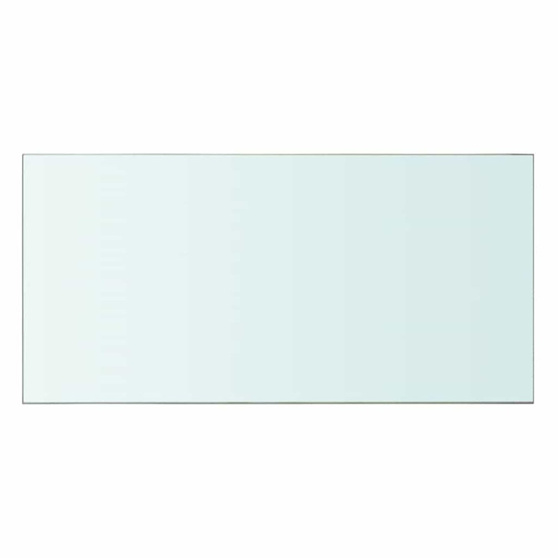 Tablette en verre, H 0,31 po x l 23,6 po x P 11,8 po
