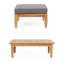 Table basse en bois et bois massif - Mid-Century Modern