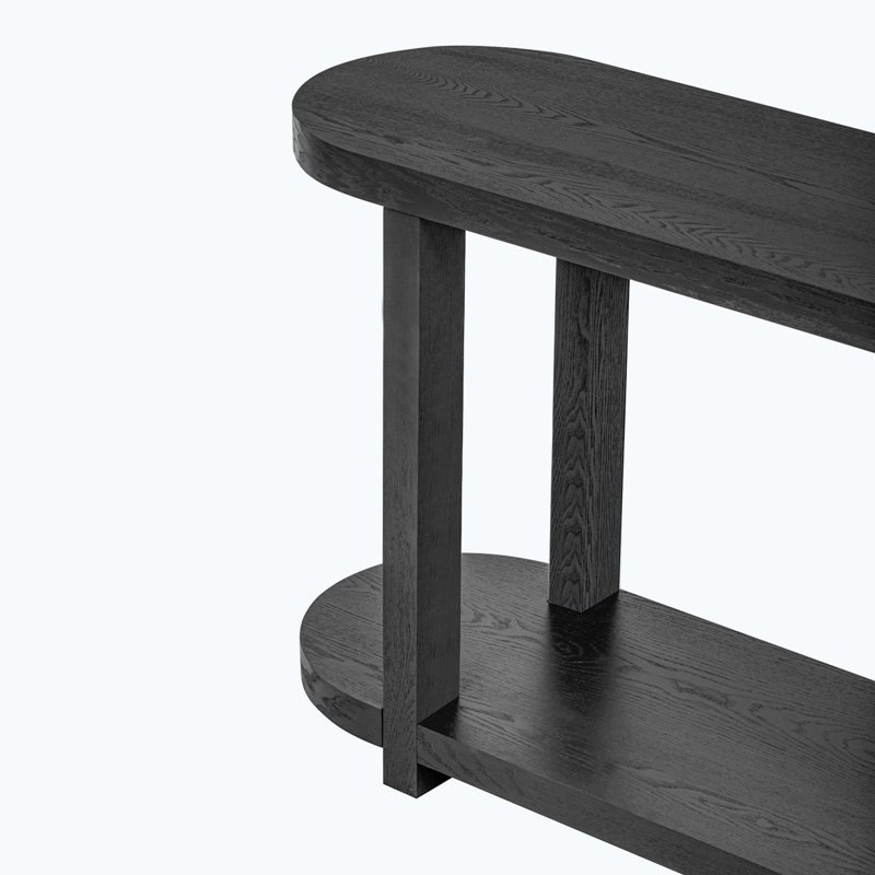 Console en bois, Noir, noir, noir, noir
