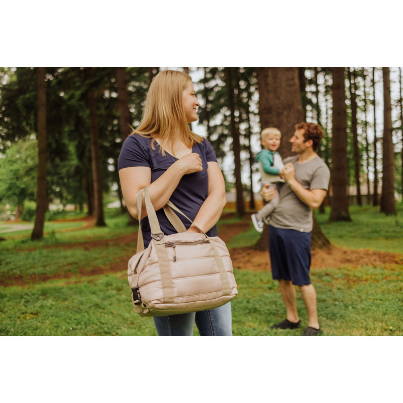 Sac isotherme matelassé lavable et isolant All-Day, Brun