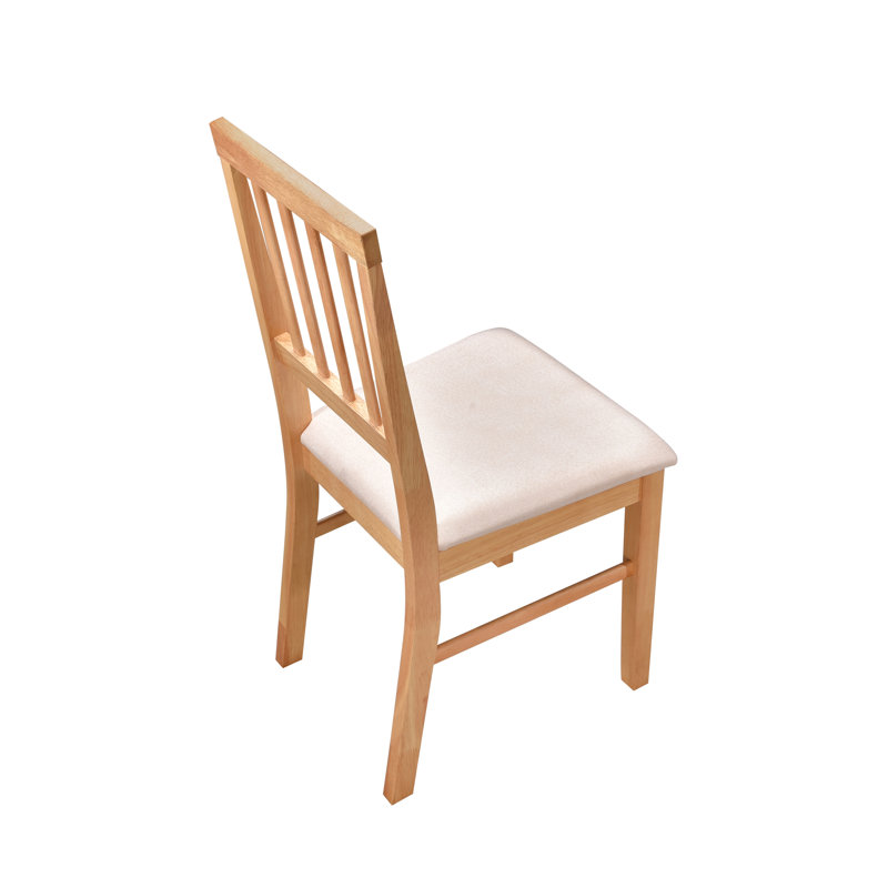 Chaise d'appoint en tissu, Chêne naturel