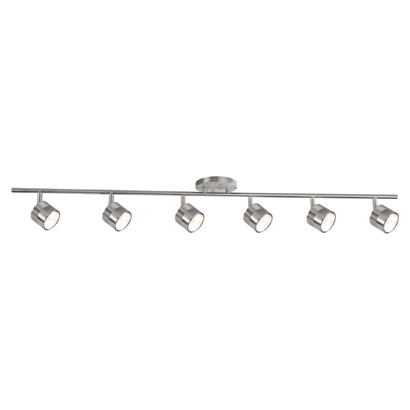 Lyra 43" 6-Light Track Kit, Brushed Nickel