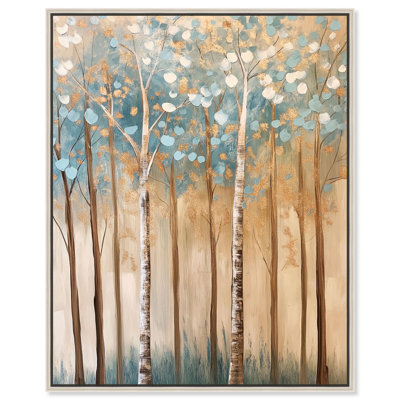 Birch Grove radiance sur toile Glam Farmhouse Art par Art Remedy