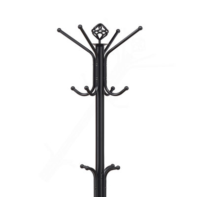 Black Metal Coat Rack