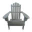 Chaise Adirondack d'extérieur ou d'intérieur en bois-383459161