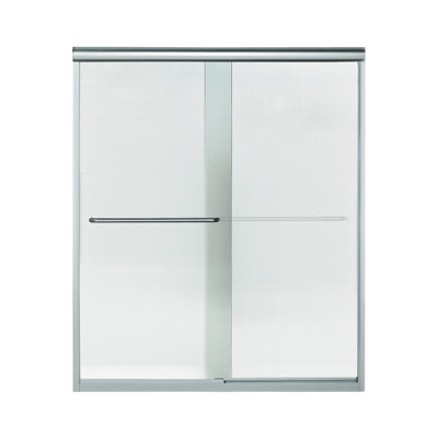 Finesse 59.625" x 70.063" Bypass Frameless Shower Door