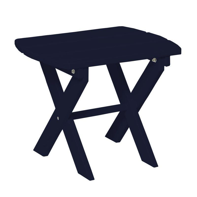 Table d'appoint pliante Castilly, Bleu patriote