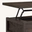Table basse rectangulaire en noyer