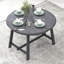 Table de salle à manger extensible de style moderne - gris, gris rond et robuste