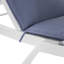 188cm Long Reclining Single Sun Lounger with Cushions-79515954