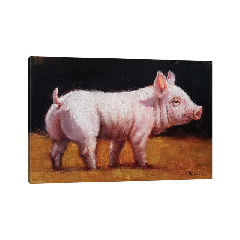Wilbur by Lucia Heffernan - Wrapped Canvas Painting, 20.32 cm H x 30.48 cm W