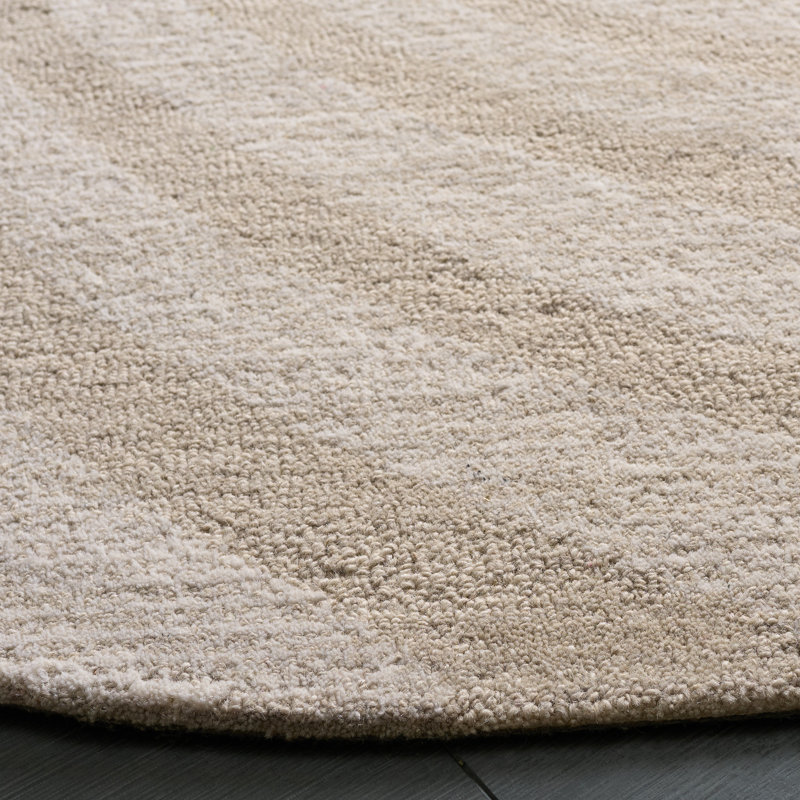 Novelty 201 80% Wool; 20% Cotton Spiral Rug, Round 4'