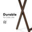 Ensemble de 5 tables-tablettes pliables en bois avec support de rangement compact PJ-95376858-95376857