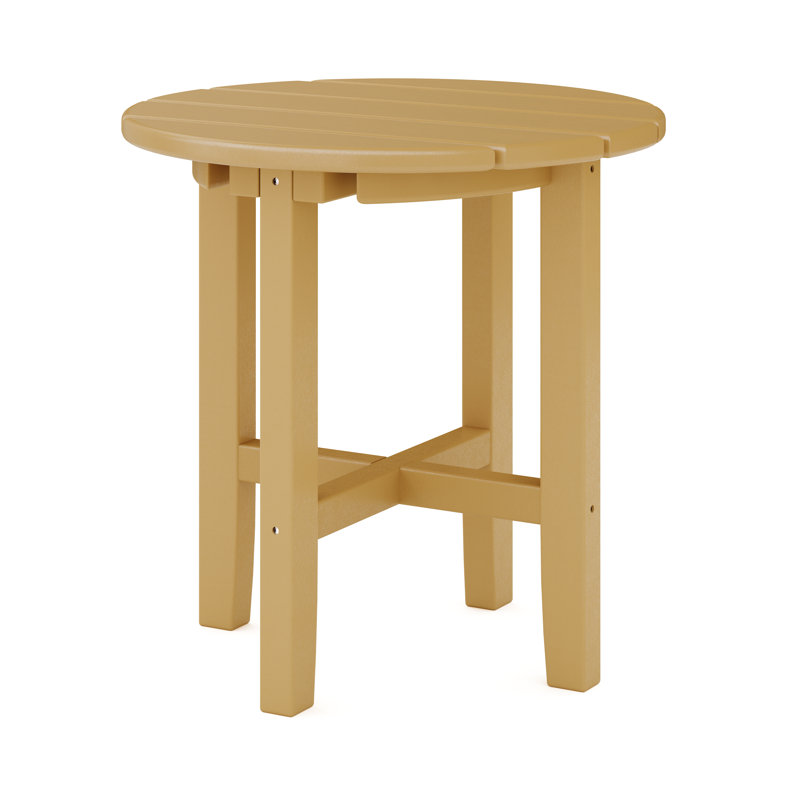 Table d'appoint ronde Iser, Boardboard brun, Boardboard brun