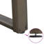  Console Table Legs U-Shaped Desk Legs Metal Bar Stand DIY 2 Pcs Steel-1379911063