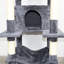 Cat tree tower with large condo  sisal scratching post big hammock and top platform-58537168