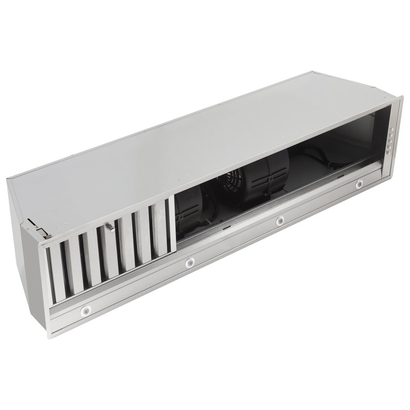 Frassanito 48" Recessed Range Hood with Baffle Filters
