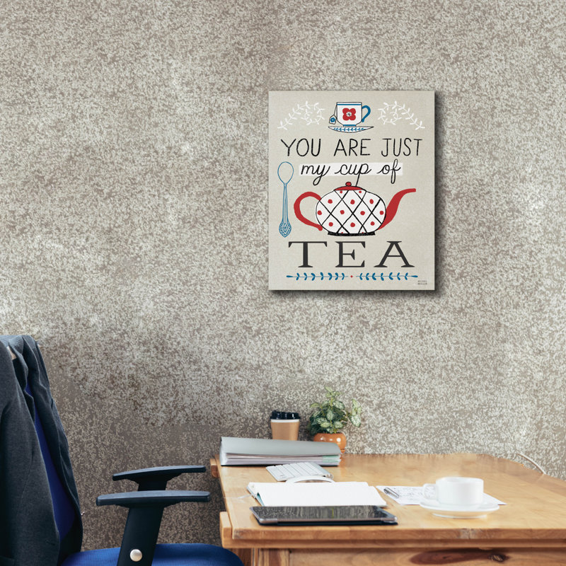 «Cup Of Tea» par Michael Mullan, art mural sur toile, 20 po x 24 po