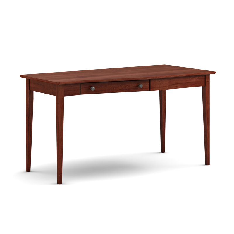 Bureau de base en bois massif Malani, Cerisier Washington