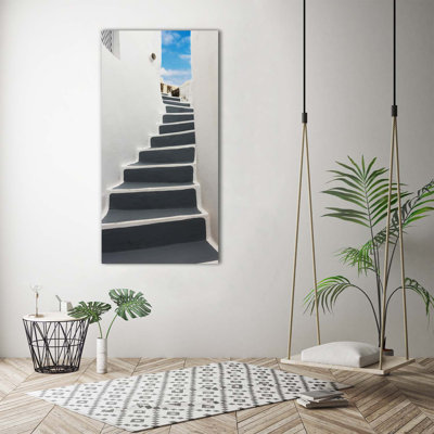Santorini Greece - Wrapped Canvas Print