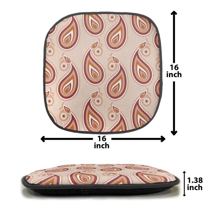 Outdoor 1.38'' Dining Chair Seat Cushion