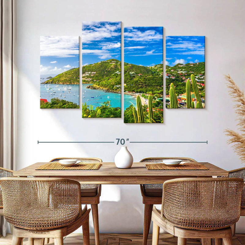 Gillard Saint Barths Island, 42" H x 68" W