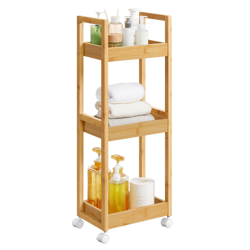 Bindy 30cm W Steel Shelving Unit, Natural