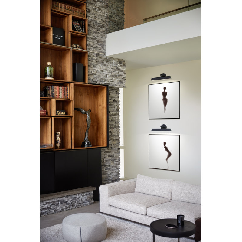 Arti 30-in Adjustable Accent Sign Light - Hardwired or Plug-in, Black