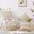 Topfinel Neutral Decorative Throw Pillow Covers,Burlap Linen Cushion Cover Set of 4-99252073