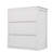 30" Bathroom Vanity With Ceramic Sink And 2 Full-Extension Drawers, Freestanding Bathroom Vanity With 45° Free-Handle Design, Soft Close Undermount Drawer Slides, White-1995403948-1995403950