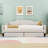 Full-Size Linen Upholstered Daybed with Two Drawers