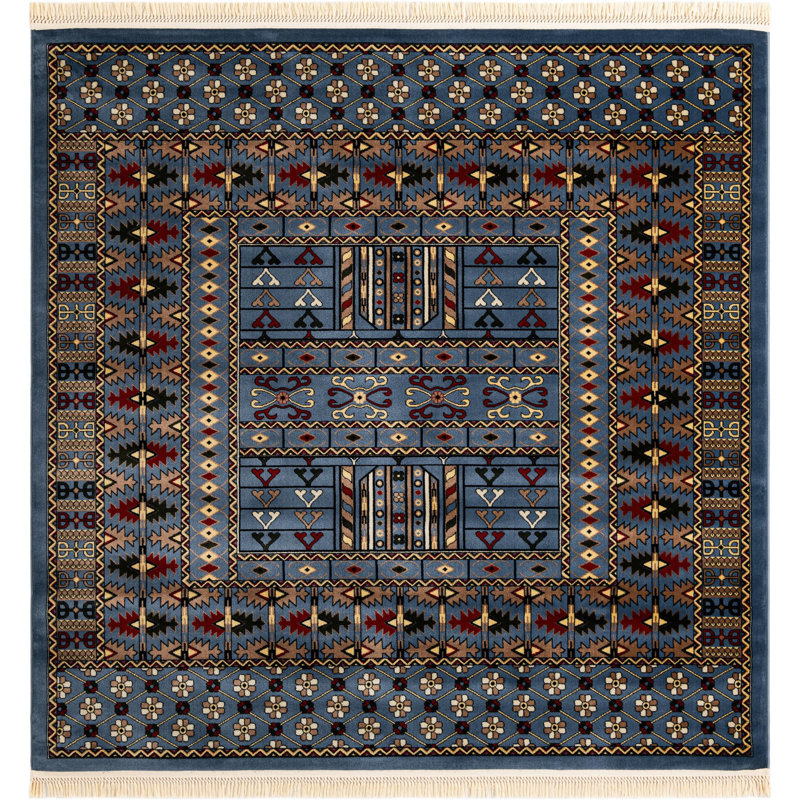 Sajur Tekke Rug, Square 7'10"