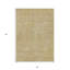 Tapis extérieur lavable à motif géométrique doré et beige 5 pi x 8 pi