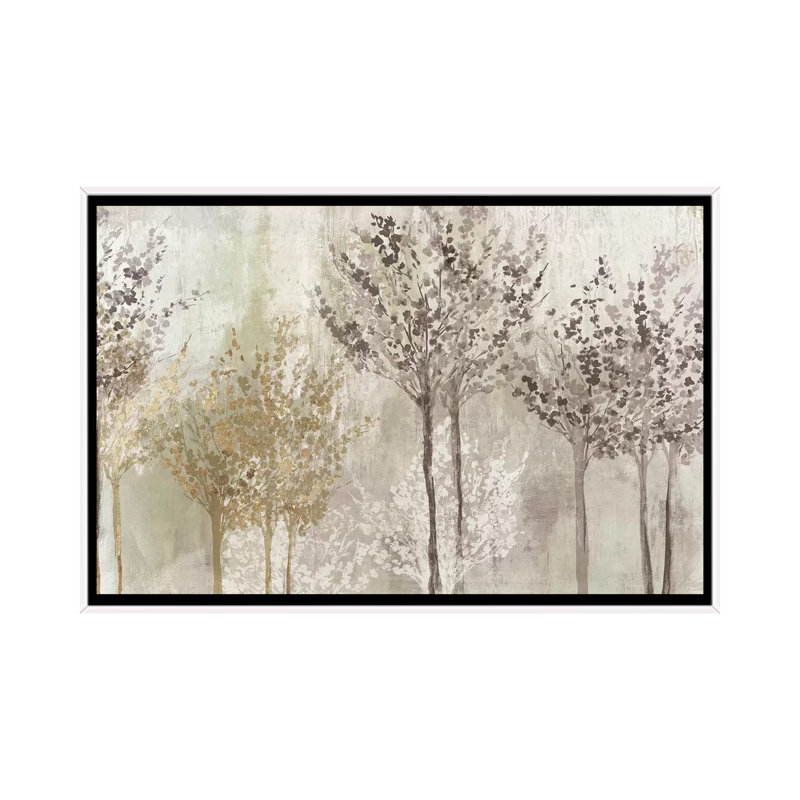 «Every Morning I» par Allison Pearce - reproduction d'art, H 18 po x l 26 po x P 1,5 po, Toile blanche encadrée, Pas de tapis
