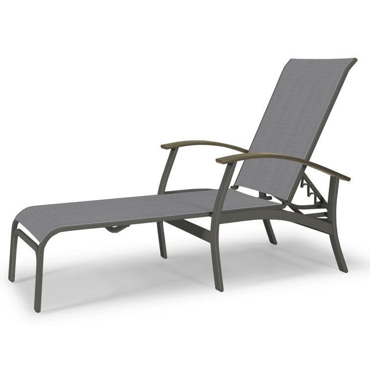 Askar Outdoor Rust-Resistant Metal Chaise Lounge