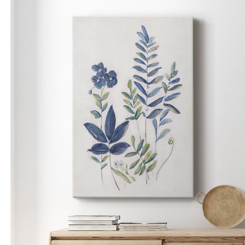 Fern Study I - reproduction sur toile tendue, H 48 po x l 32 po x P 1,5 po