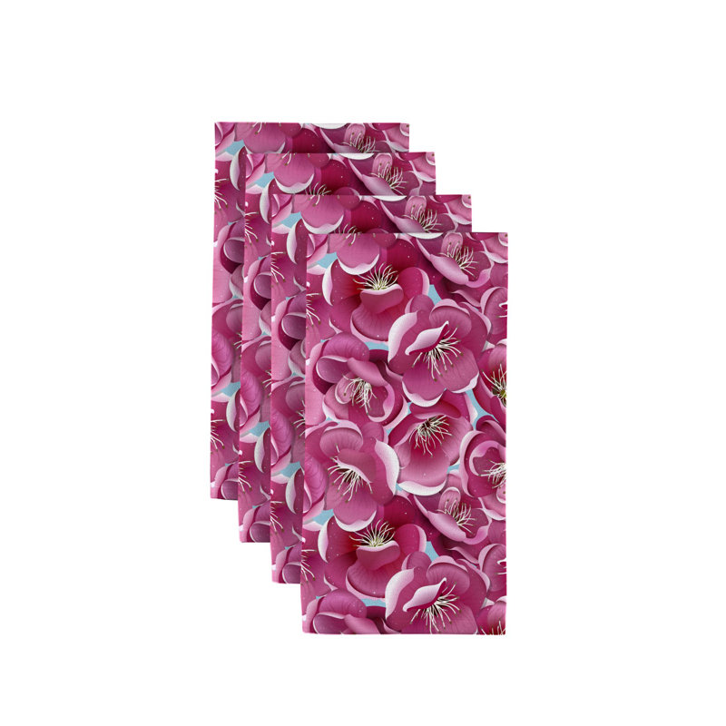 Maxton Polyester Floral Square Napkin