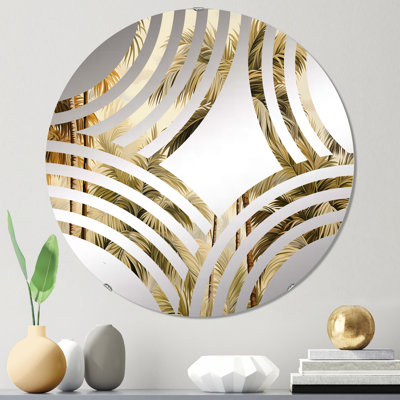 Palmier Desert Oasis III - Miroir décoratif Baptist Fan | Ovale