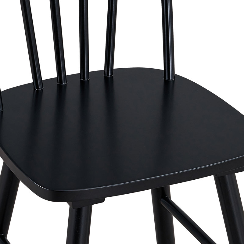 Phaong 17" Wide Mid-Century Modern Windsor Back Wood Modern Dining Chairs(Set of 10)