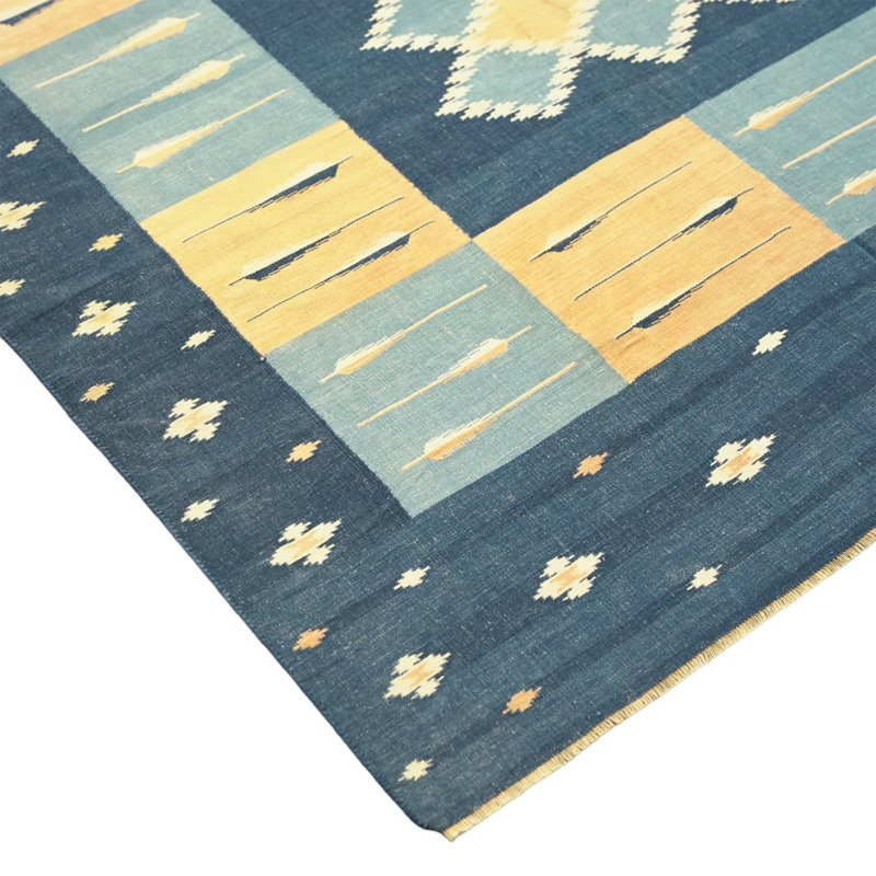 Dhurrie Hand Woven Wool Area Rug