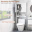 Rangement au-dessus de la toilette l 25 po x H 66 po x P 9 po
