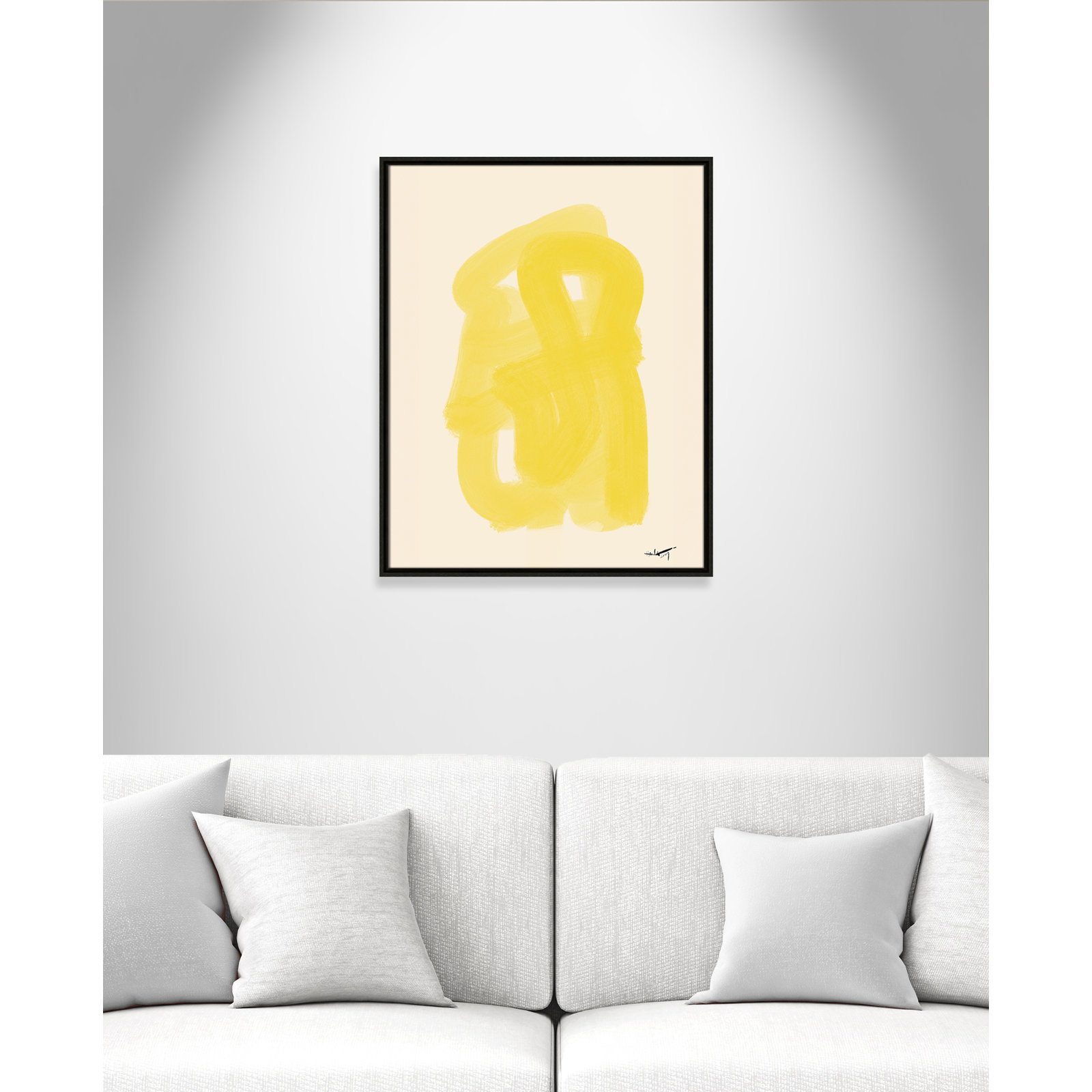Matin Dete Print by N.Atelier, 29.5" H x 23.5" W, Espresso