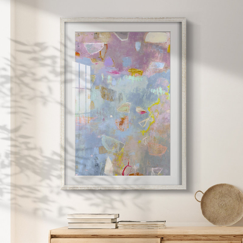 Whilst II -Framed Print, White