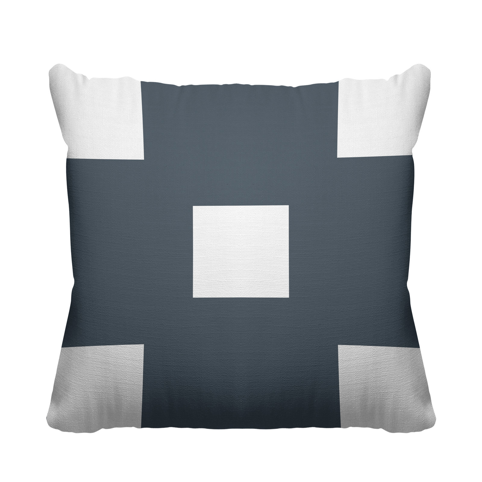 Luella Geometric Indoor/Outdoor Throw Pillow, Gray, 20W" x 20H"