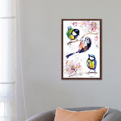 Three Little Birds by BebesArts - Wrapped Canvas Gallery-Wrapped Canvas Giclée