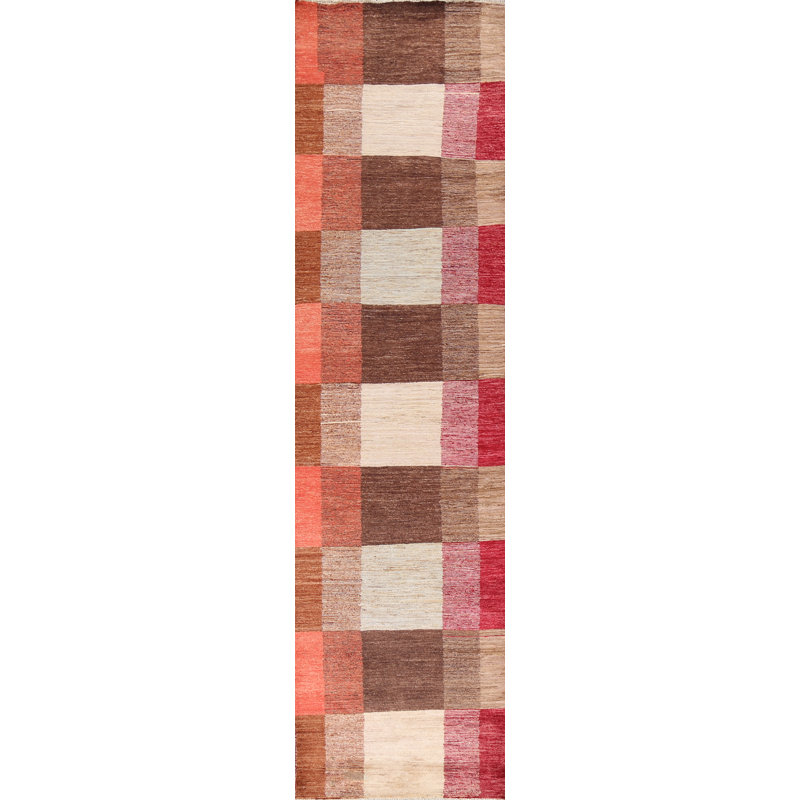 Tapis de couloir fait à la main Gabbeh 2x11