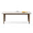 Sintered Stone tabletop Solid Wood Dining Table-637536179