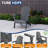Set Of 6 Hdpe Folding Adirondack Chair-348644801