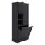 Armoire de rangement avec tablettes réglables et panier rabattable-1326037779